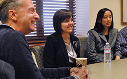 Diana Flora and Stephanie Chang, 2011 recipients of the David Bohnett Public Service Fellowship.