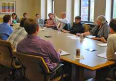 Gen. Michael Hayden speaks with Ford School students