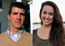 Andrew DeLeeuw and Adrianna McIntyre (L-R)
