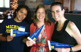 Seattle alumni showing their spirit.