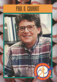 Paul Courant baseball card
