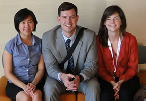 (L-R) Patty Liao, Michael Yates, and Meghan Reynard
