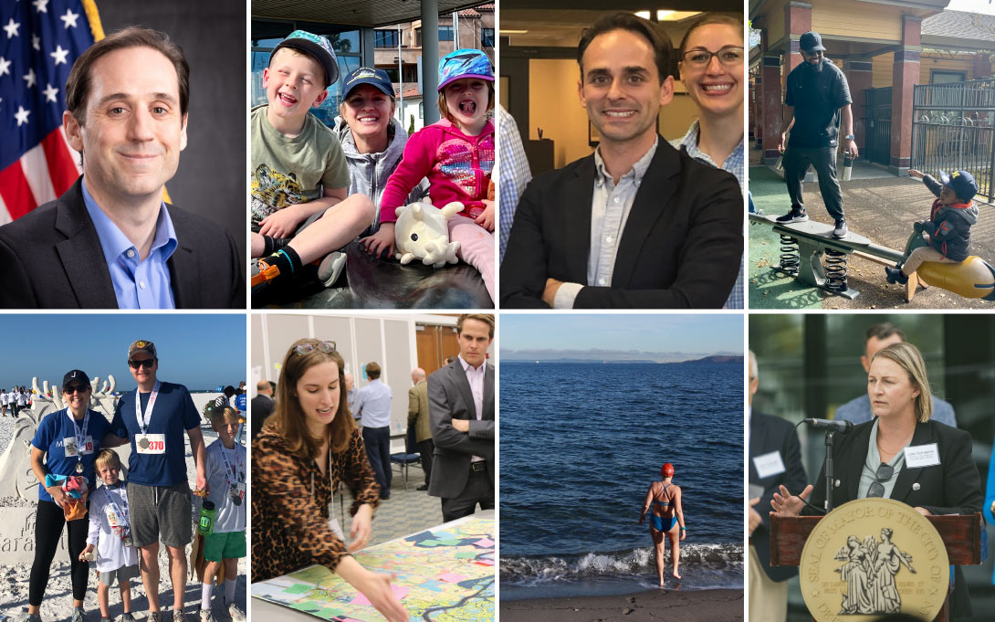 Images of alumni featured in the Alumni Voices section of our Spring 2024 State & Hill magazine