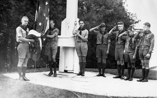 Gerald R. Ford as an eagle scout