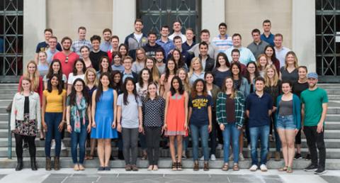 Photo of the Ford School undergraduate class of 2017