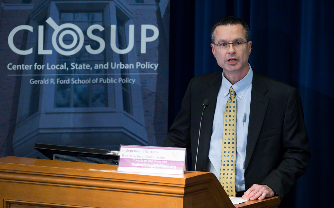Tom Ivacko at podium