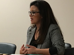 Photo of Luz Meza at Southwest Detroit panel