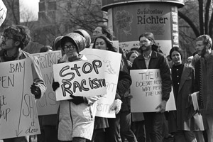 Black Action Movement picketers, c. 1970