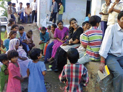 Shukla and her students