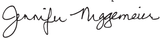 Signature of Jennifer Niggemeier