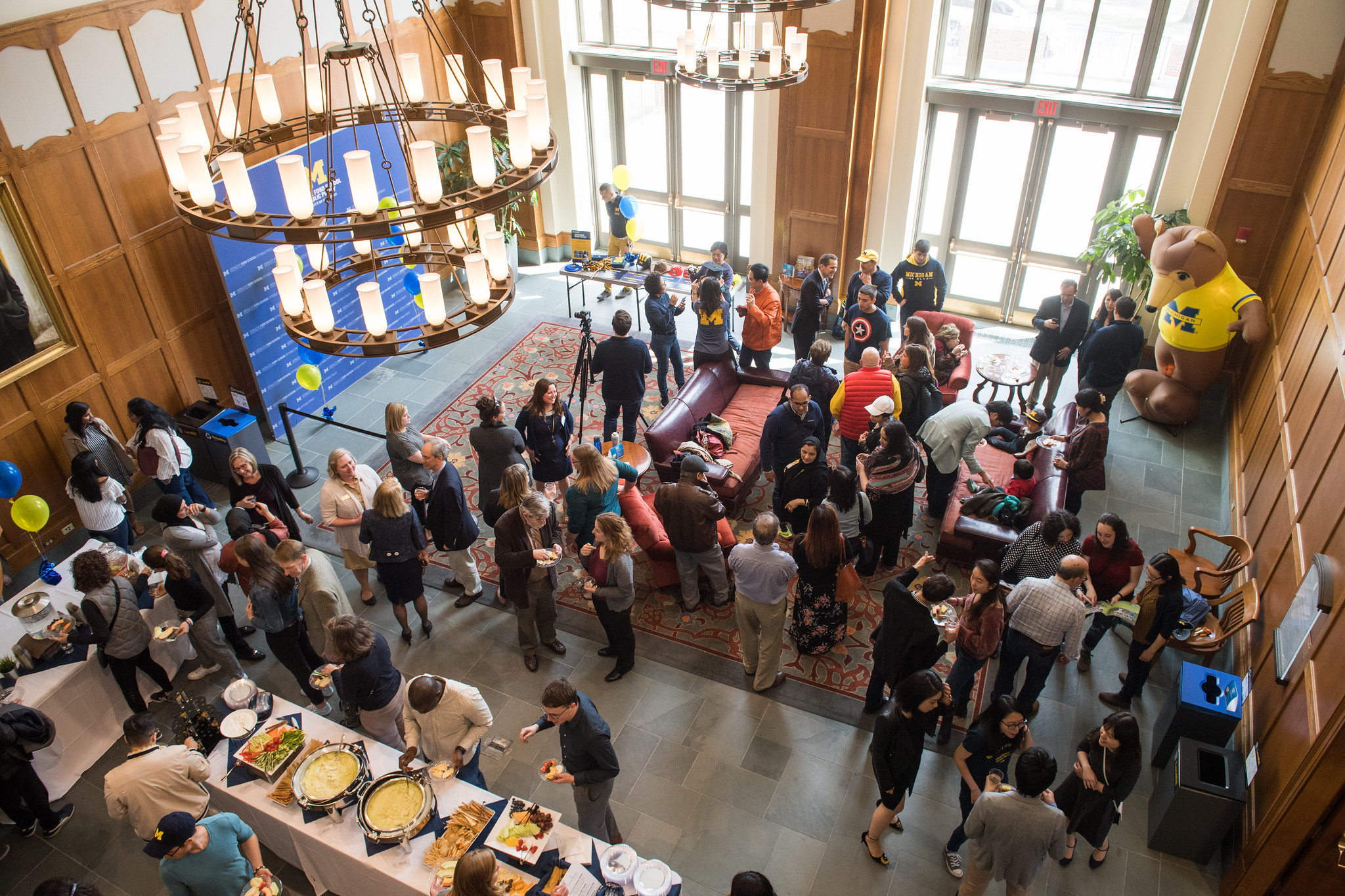 Great hall during open house