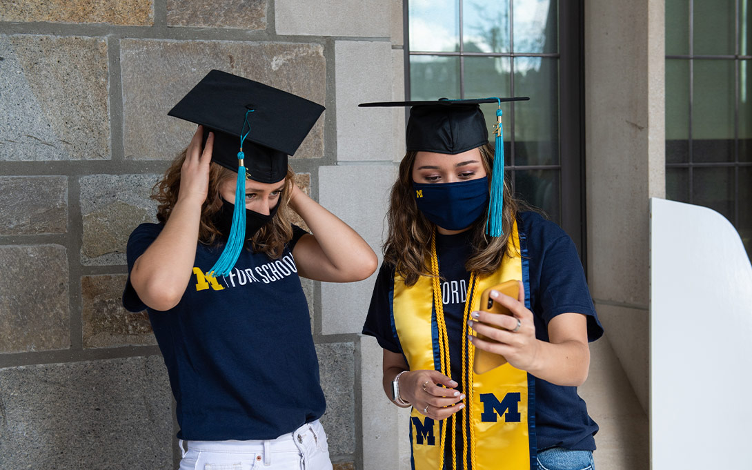 Two Ford School BA graduates