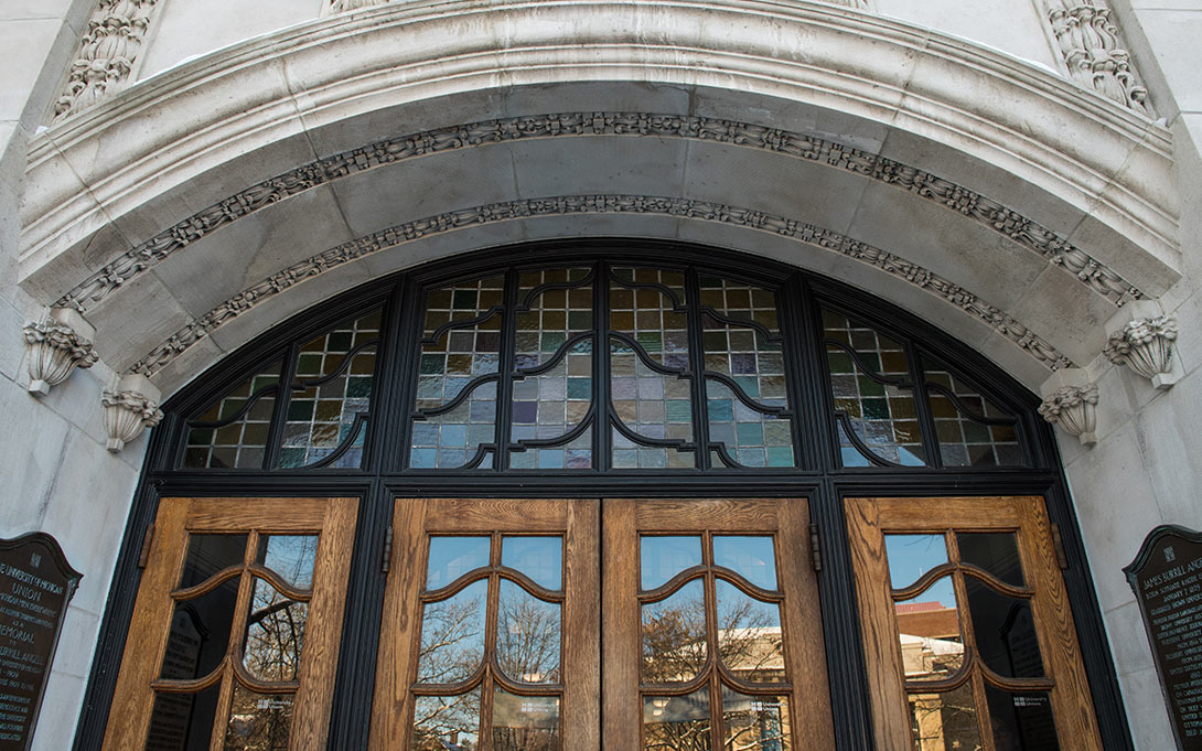 Photo of the Michigan Union doors