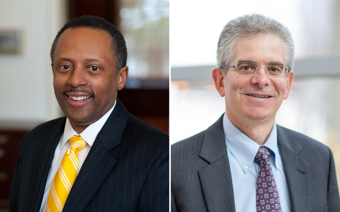 Headshots of Earl Lewis and John Ayanian