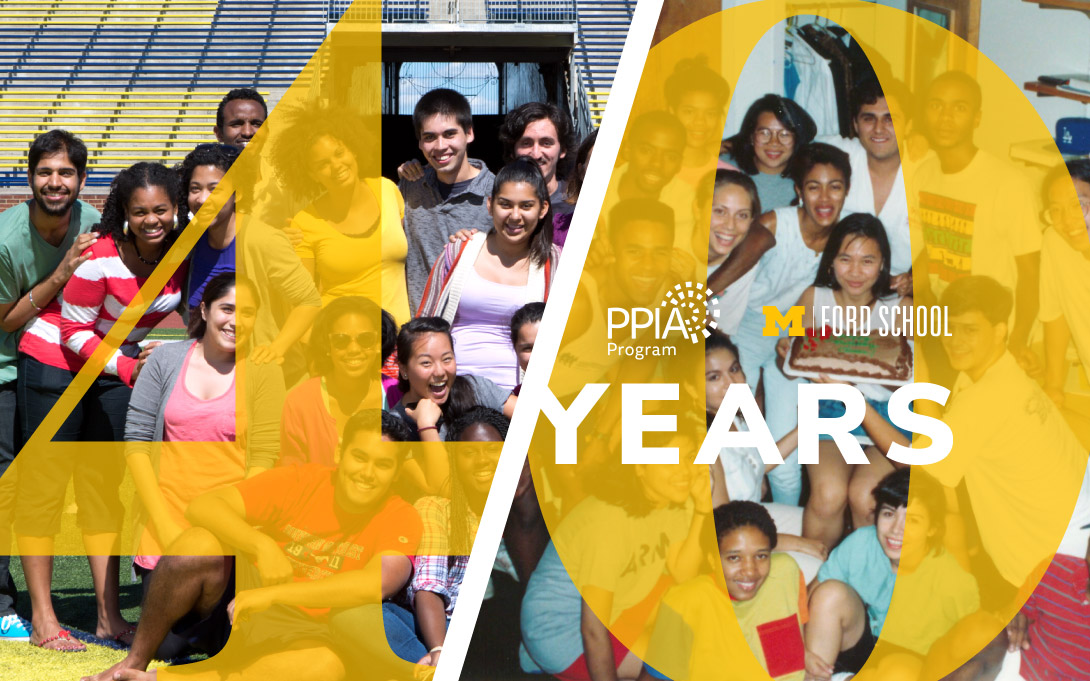 Photos of PPIA students