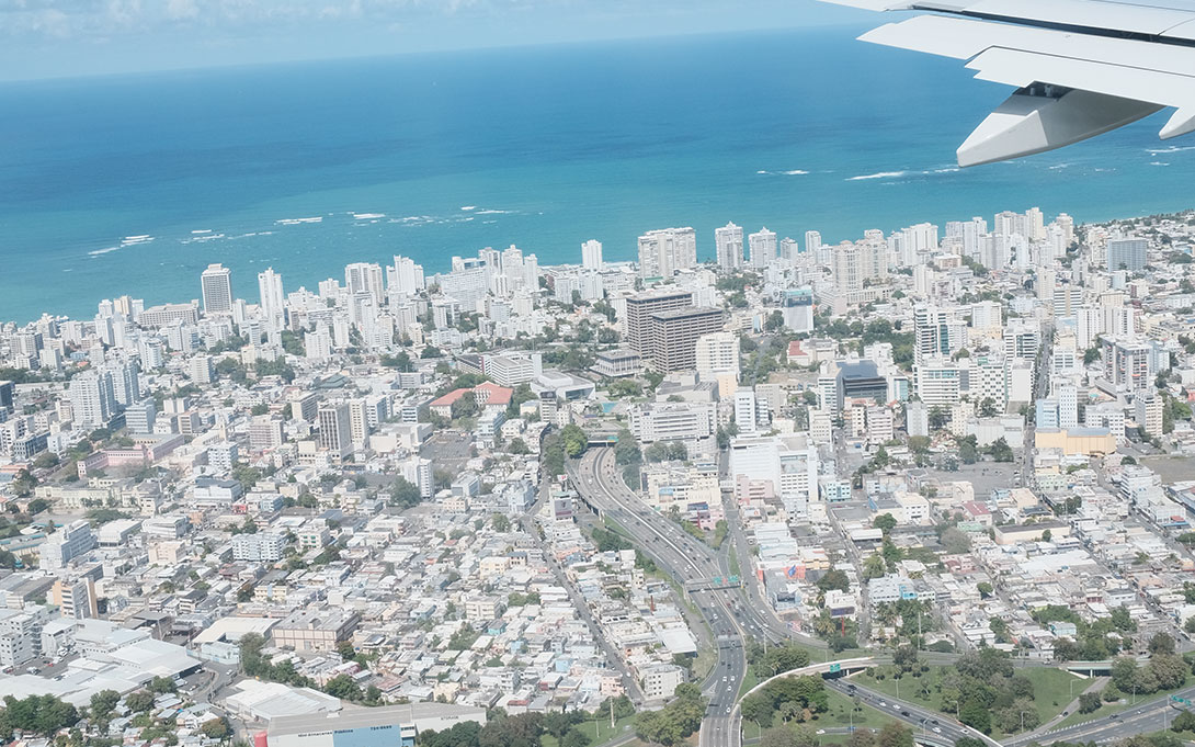 Aerial photo of San Juan, PR