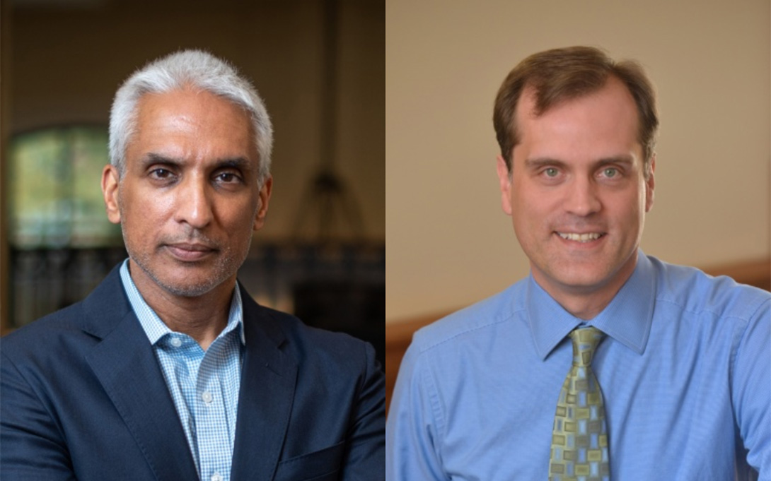 Headshots of Javed Ali and Jonathan Hanson.