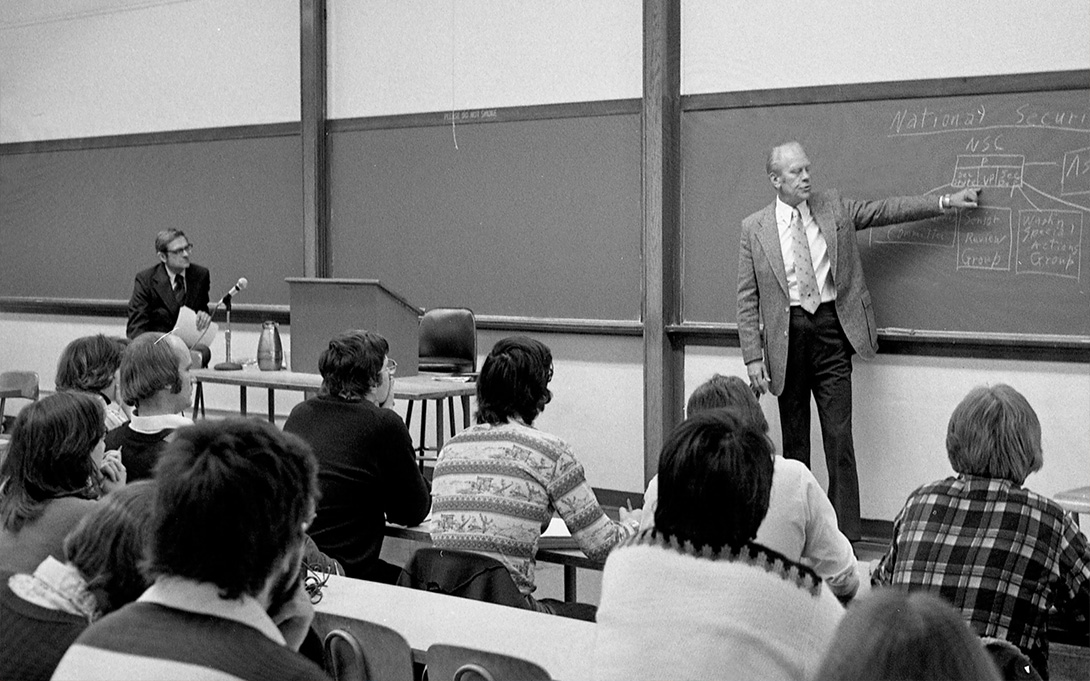 President Gerald R. Ford, Farewell Presidential Interview …