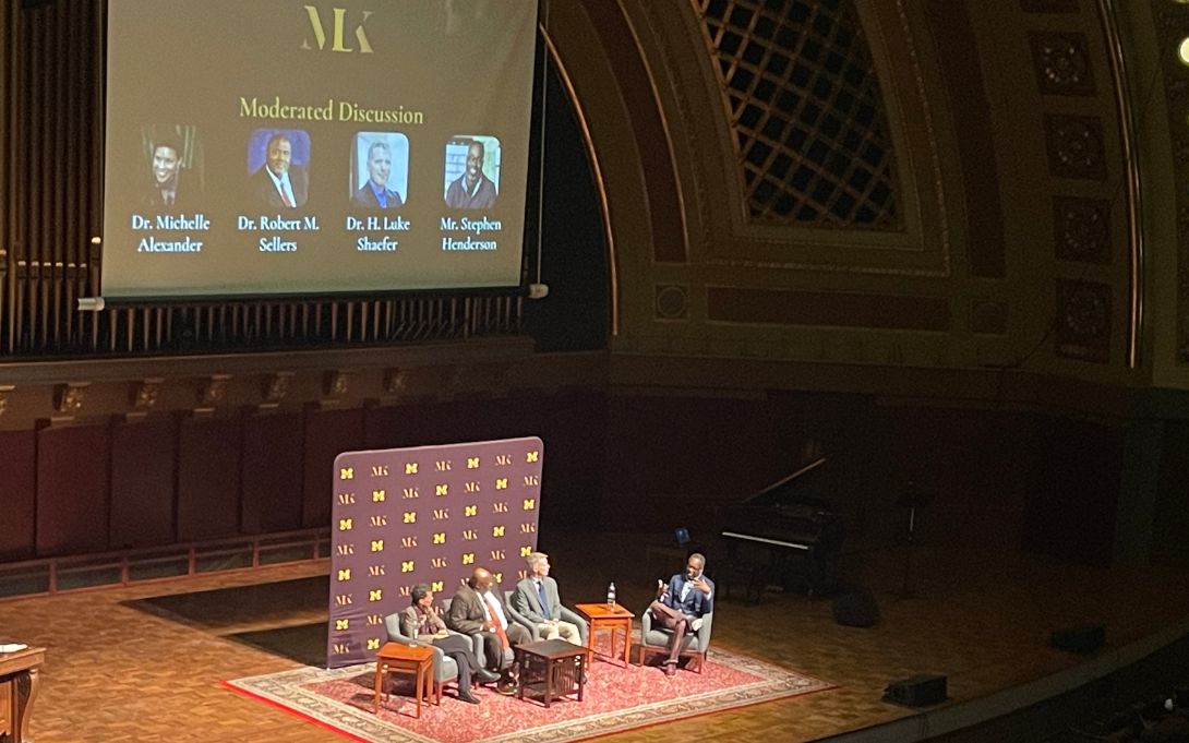 MLK keynote speech 2024 at Hill Auditorium 