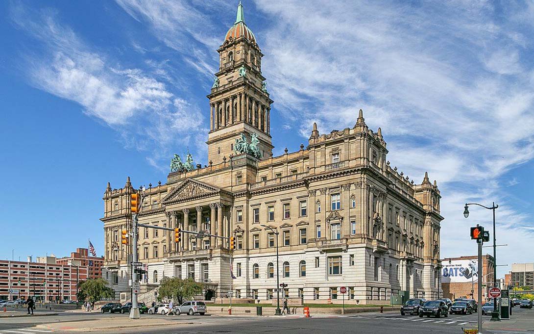 Wayne County Courthouse in Detroit, Michigan