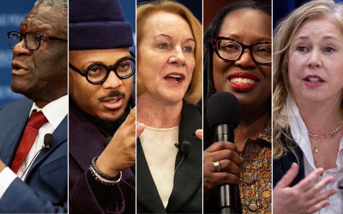 Headshots of Policy Talks speakers.