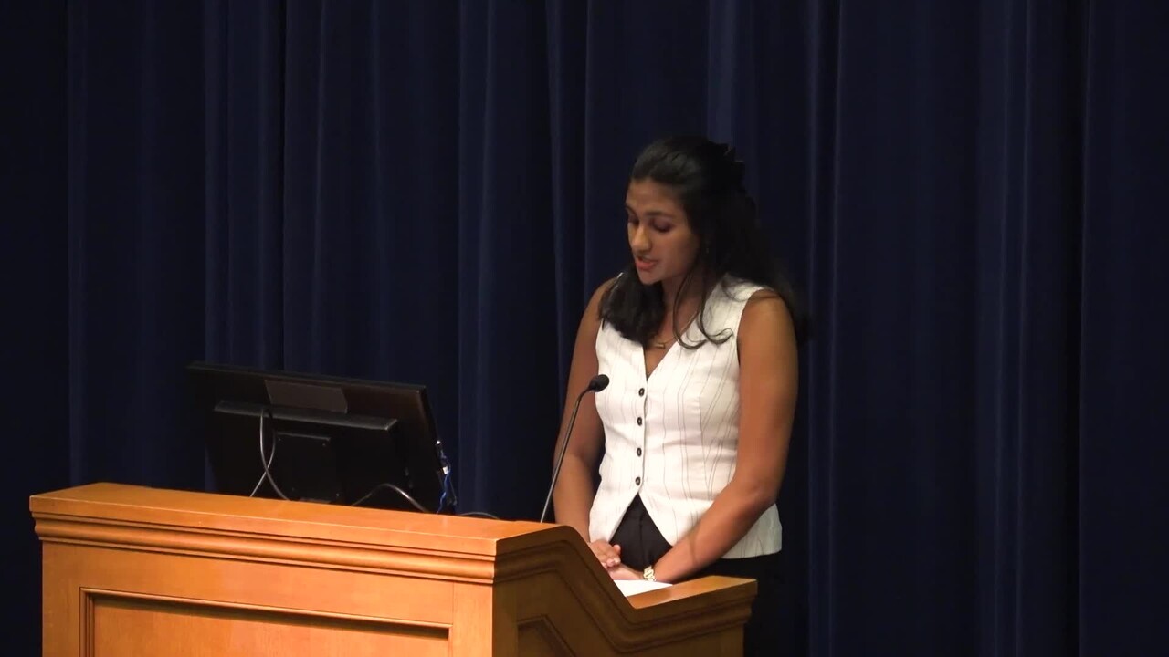 Ford School Policy Pitch Competition: Darshana Subramaniam