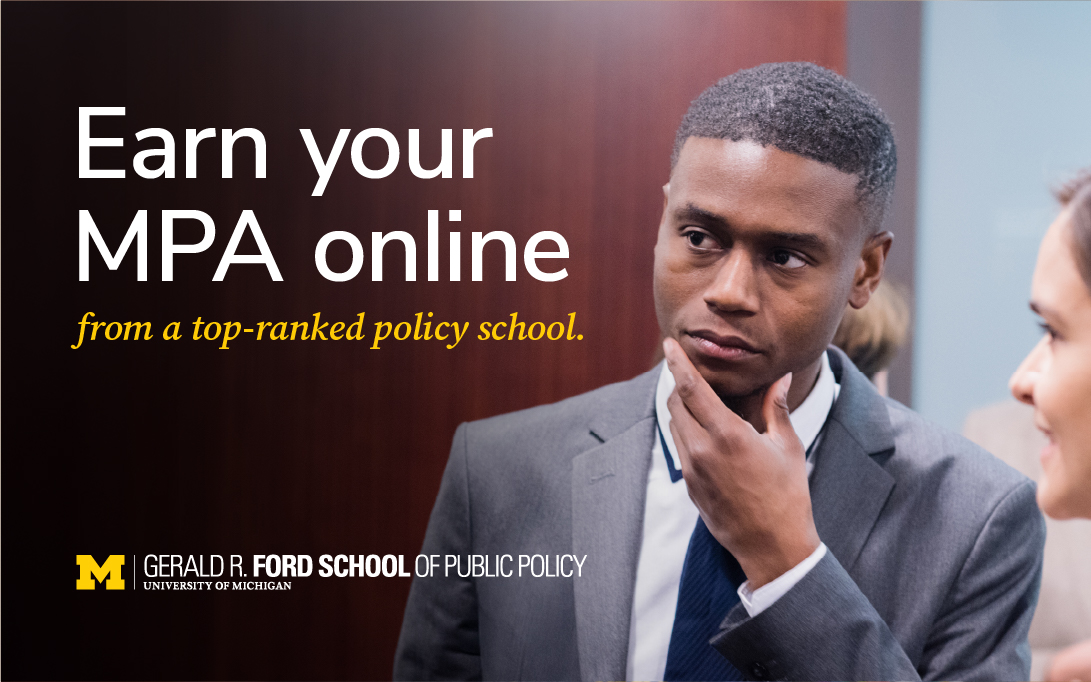 Earn your MPA online from a top-ranked policy school