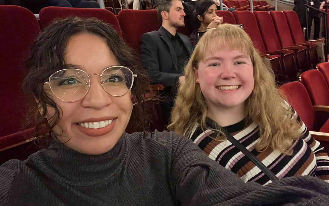Lauren Fuller and friend Natalia