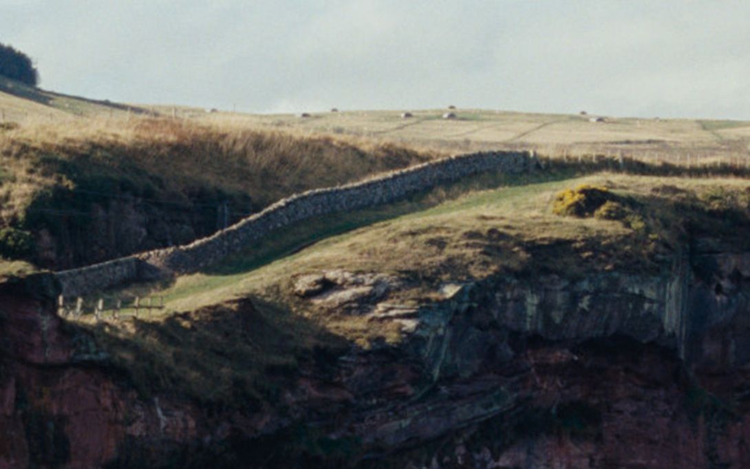 View of a field in northern England