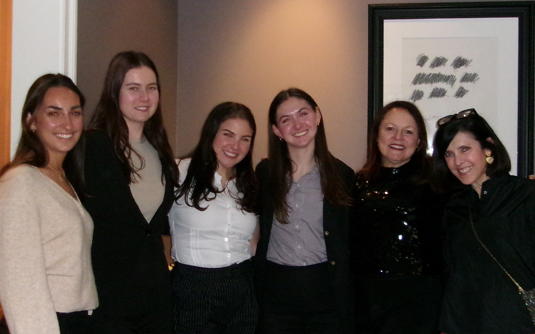 Malinda Brunk with group.