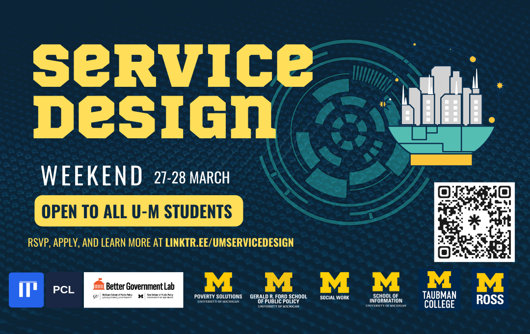 Service Design logo and announcement 