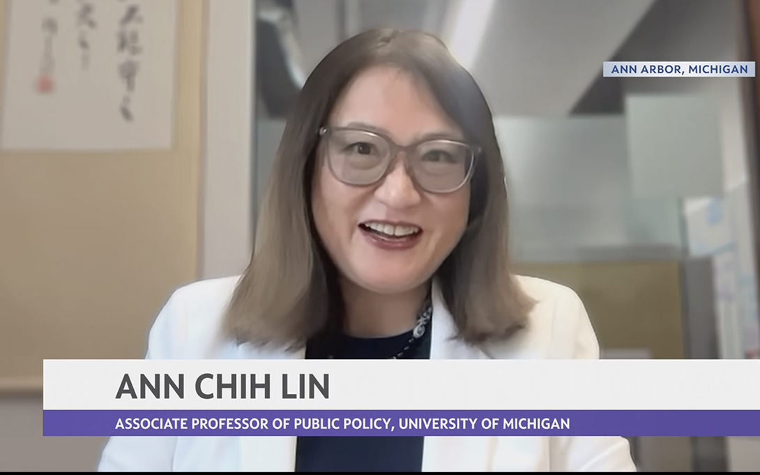Professor Ann Lin interviewed on TV