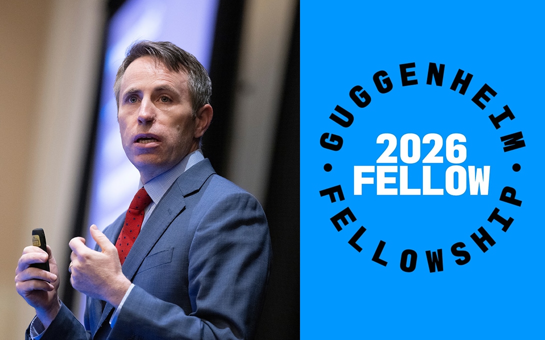 Don Moynihan next to the text 'Guggenheim Fellowship - 2026 Fellow'