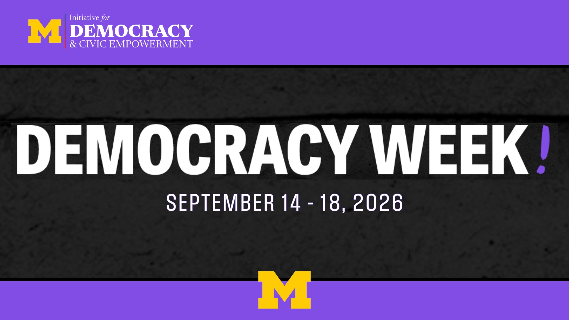 Democracy Week info text