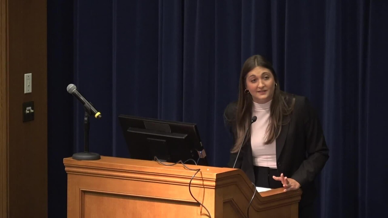 Policy Pitch Competition: Isabella Cimmino