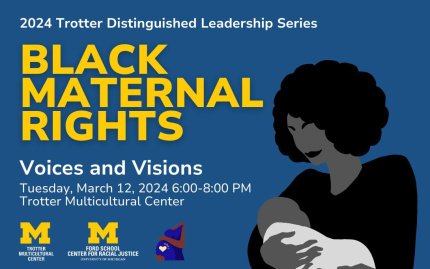 Black Maternal Rights: Voices and Visions on Tuesday, March 12, 2024 from 6-8 PM