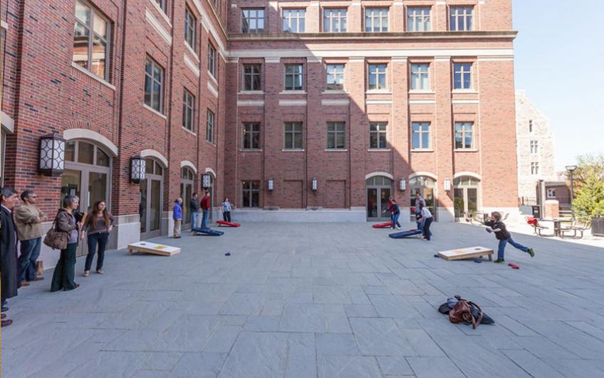 Weill Hall courtyard