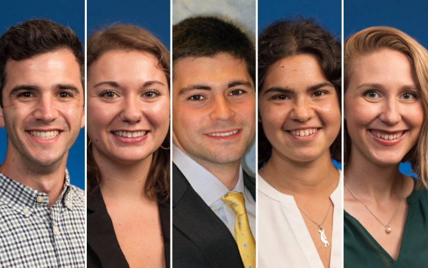 Headshots of Alex Baum, Bethany Haddad, Ben Levine, Rebecca Mendelsohn, and Cassidy Uchman