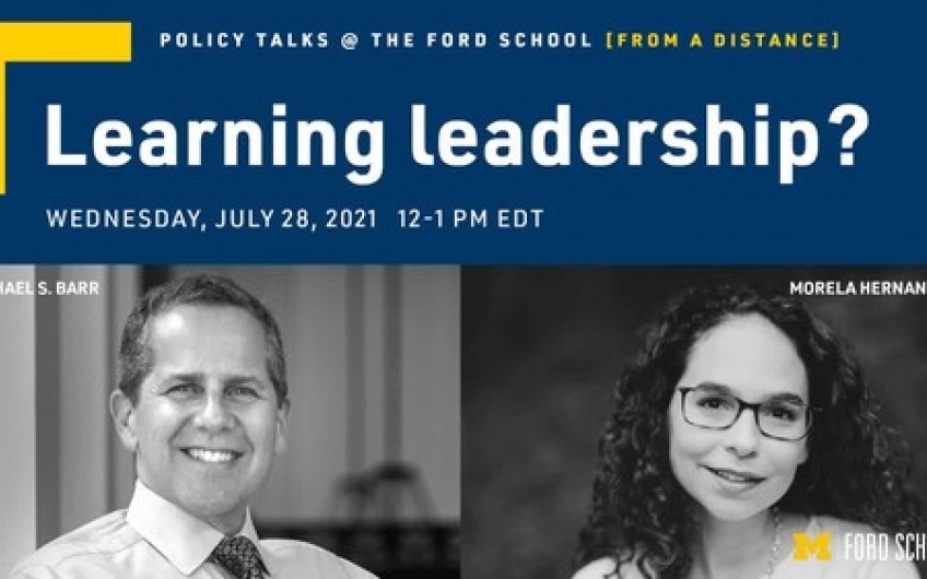 Featured video from Morela Hernandez & Michael S. Barr: Learning leadership?