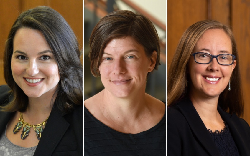 Headshots of Kaitlin Raimi, Joy Rohde, and Catherine Hausman