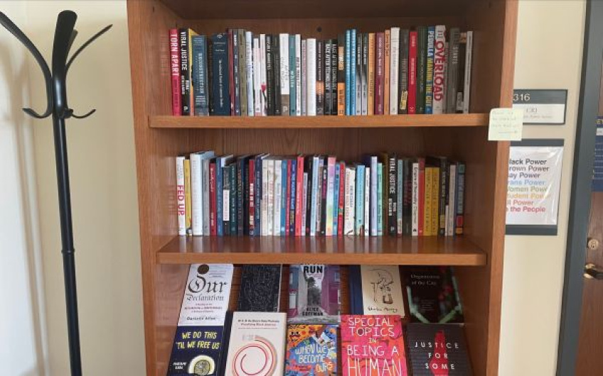 Books for Belonging shelf