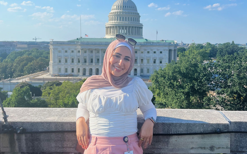 Headshot of Yasmine Elkharssa in DC