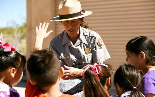 Park ranger at Joshua Tree National Park (Credit: National Park Service)