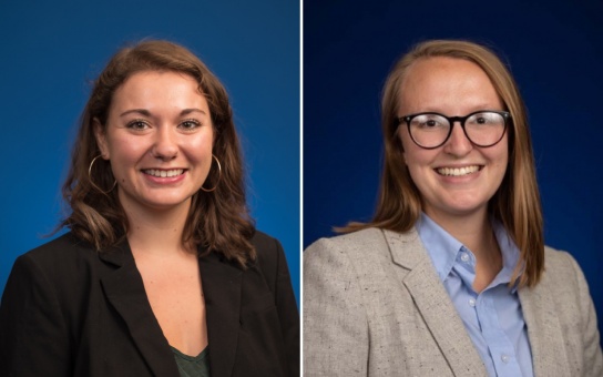 Headshots of Bethany Haddad and Kate Randall