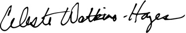 Signature of Celeste Watkins-Hayes