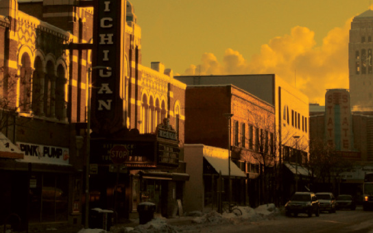 Liberty street in Ann Arbor