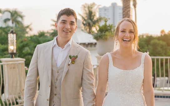 Wedding photo of Brian Garcia and Charlotte Buckley