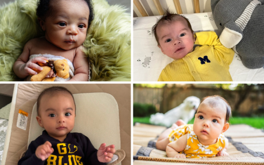 Top row (from left to right): Taylor, Nolan. Bottom row (from left to right): Santiago, Ariya.