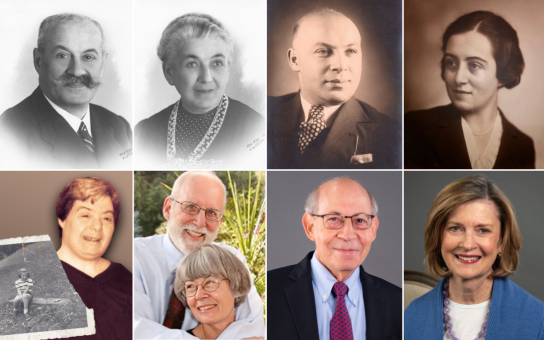 A collage of 8 portraits