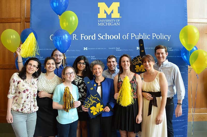 Susan Collins and Students